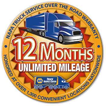 NAPA 12 Month Warranty